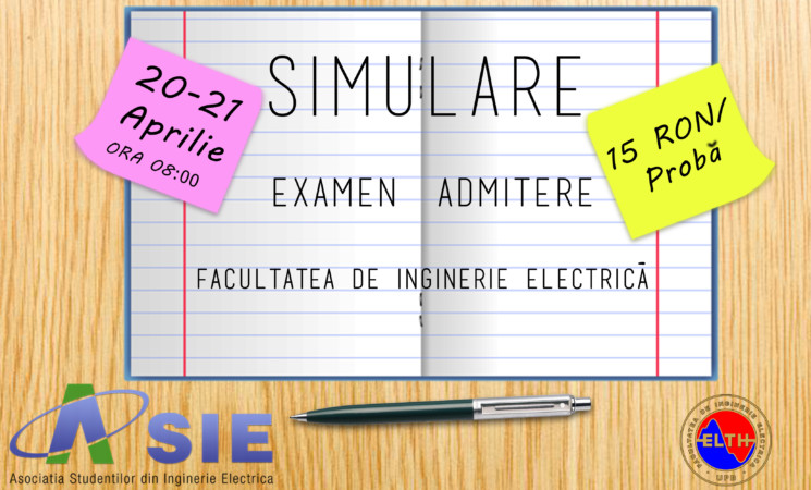 Simulare Examen Admitere 2019