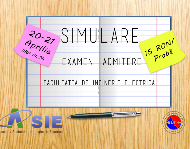 Simulare Examen Admitere 2019